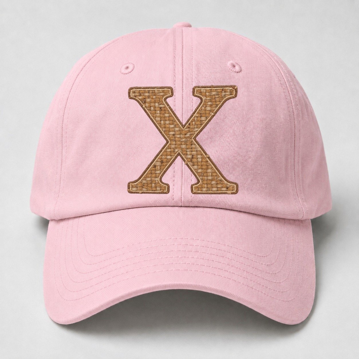 Woven Tweed X Monogram Baseball Cap – Pink