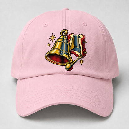 Bellfounder Handbell Mould And Clapper Uk Culture Heritage Baseball Cap – Pink