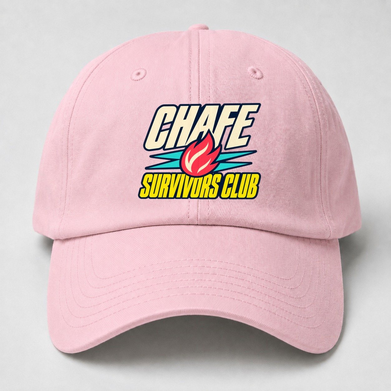 Chafe Survivors Club 90S Running Clubs Baseball Cap – Pink