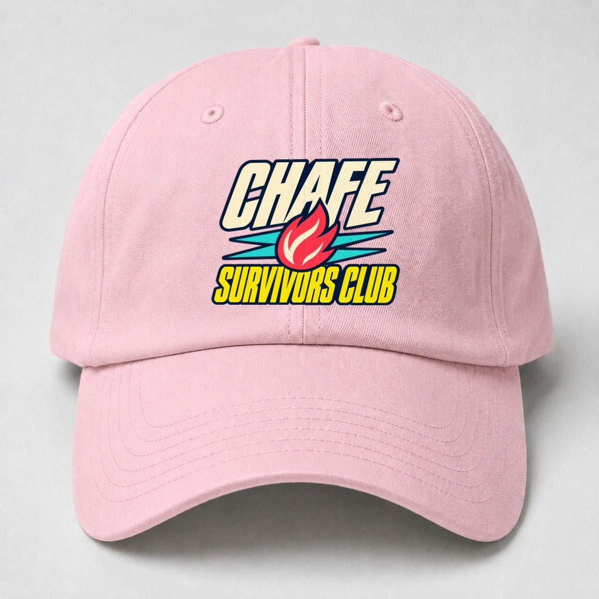 Chafe Survivors Club 90S Running Clubs Baseball Cap – Pink