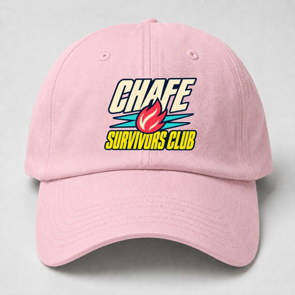 Chafe Survivors Club 90S Running Clubs Baseball Cap – Pink