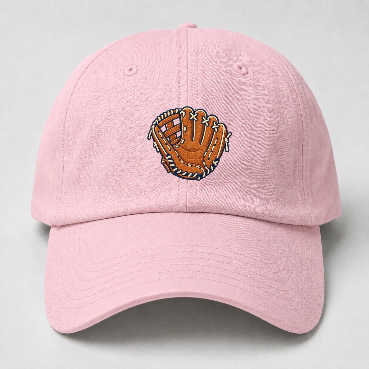 Baseball Glove Tiny Solo Marks Baseball Cap – Pink