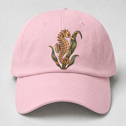 Seahorse Eelgrass Cradle Gentle Wild Baseball Cap – Pink