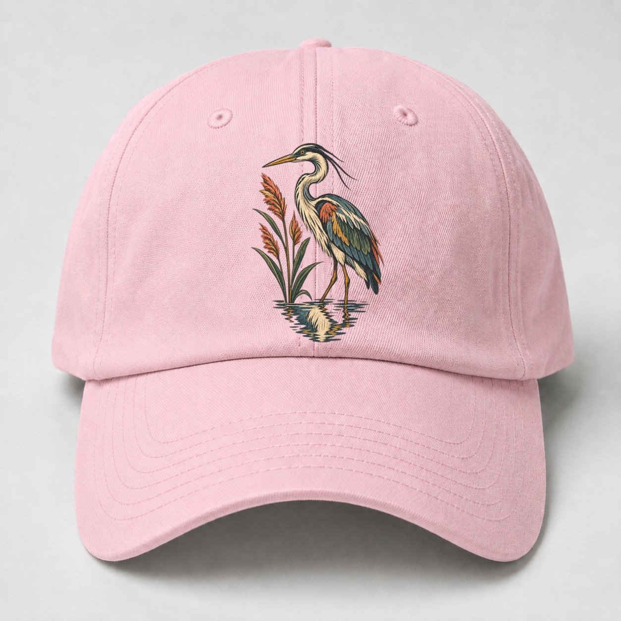 Heron Reed Mirror Gentle Wild Baseball Cap – Pink