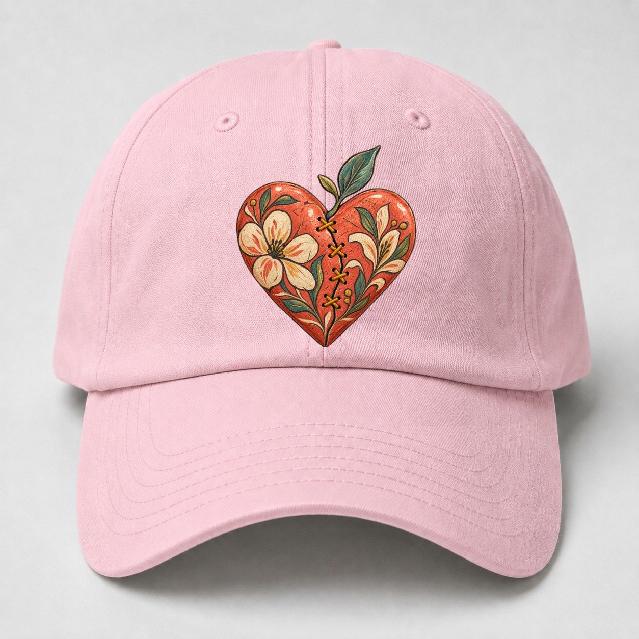Mended Heart Golden Thread Gentle Wild Baseball Cap – Pink