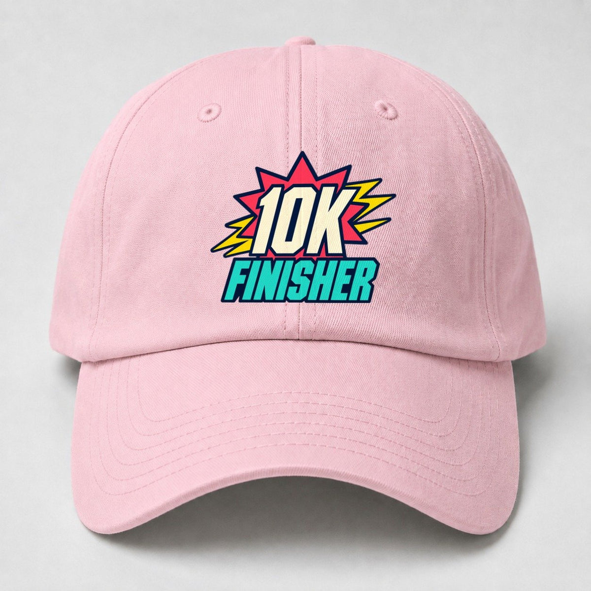 10K Finisher 90S Running Clubs Baseball Cap – Pink