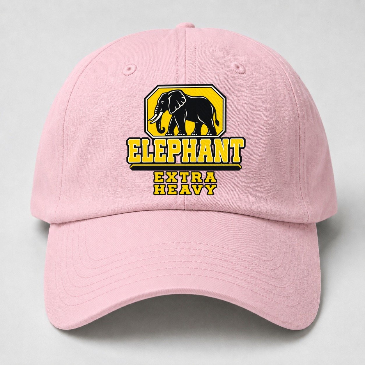 Elephant Extra Heavy Heavy Duty Baseball Cap – Pink