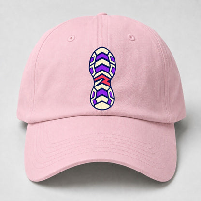 Chevron Sole 90S Running Clubs Baseball Cap – Pink