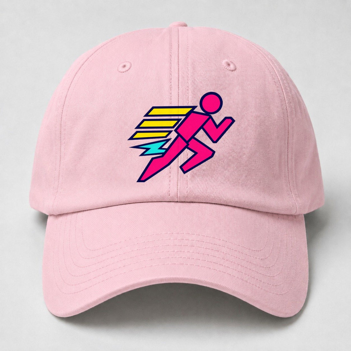 Slab Runner Splash 90S Running Clubs Baseball Cap – Pink