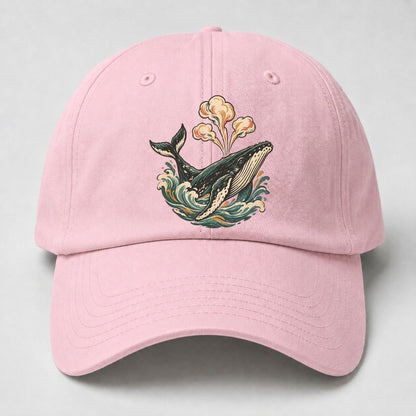 Whale Breath Cloud Gentle Wild Baseball Cap – Pink