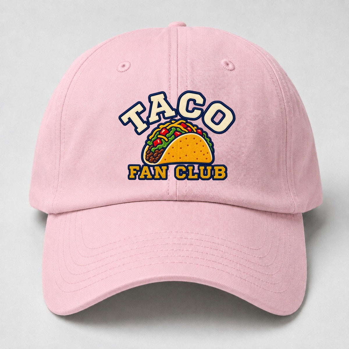 Taco Fan Club Baseball Cap – Pink