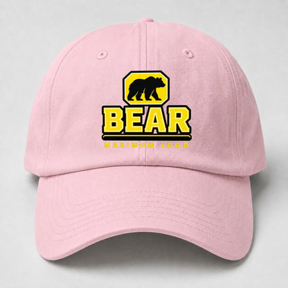 Bear Maximum Load Heavy Duty Baseball Cap – Pink