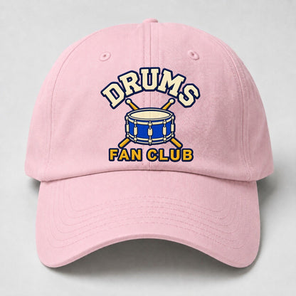 Drums Fan Club Baseball Cap – Pink