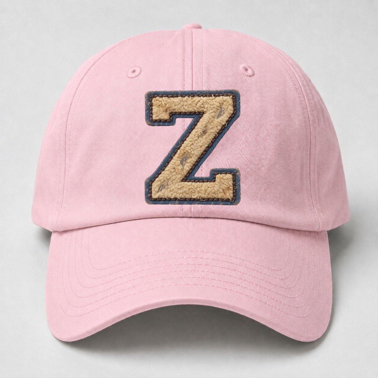Varsity Chenille Z Monogram Baseball Cap – Pink