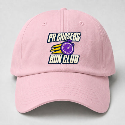 Pr Chasers Run Club 90S Running Clubs Baseball Cap – Pink