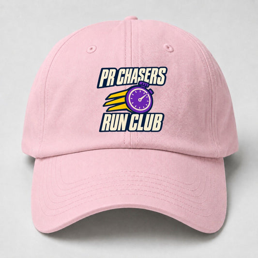Pr Chasers Run Club 90S Running Clubs Baseball Cap – Pink