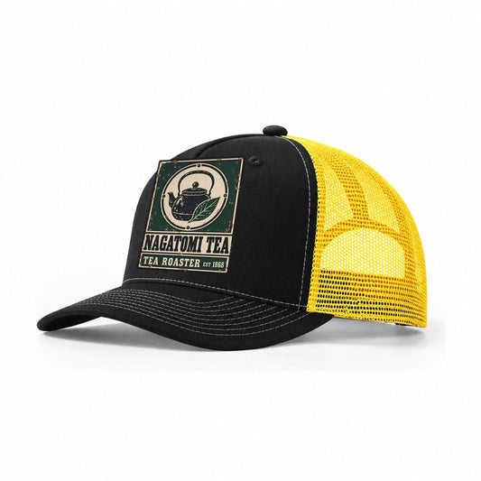 Nagatomi Tea Roasters Noren Trade Co Trucker Hat – Black Yellow