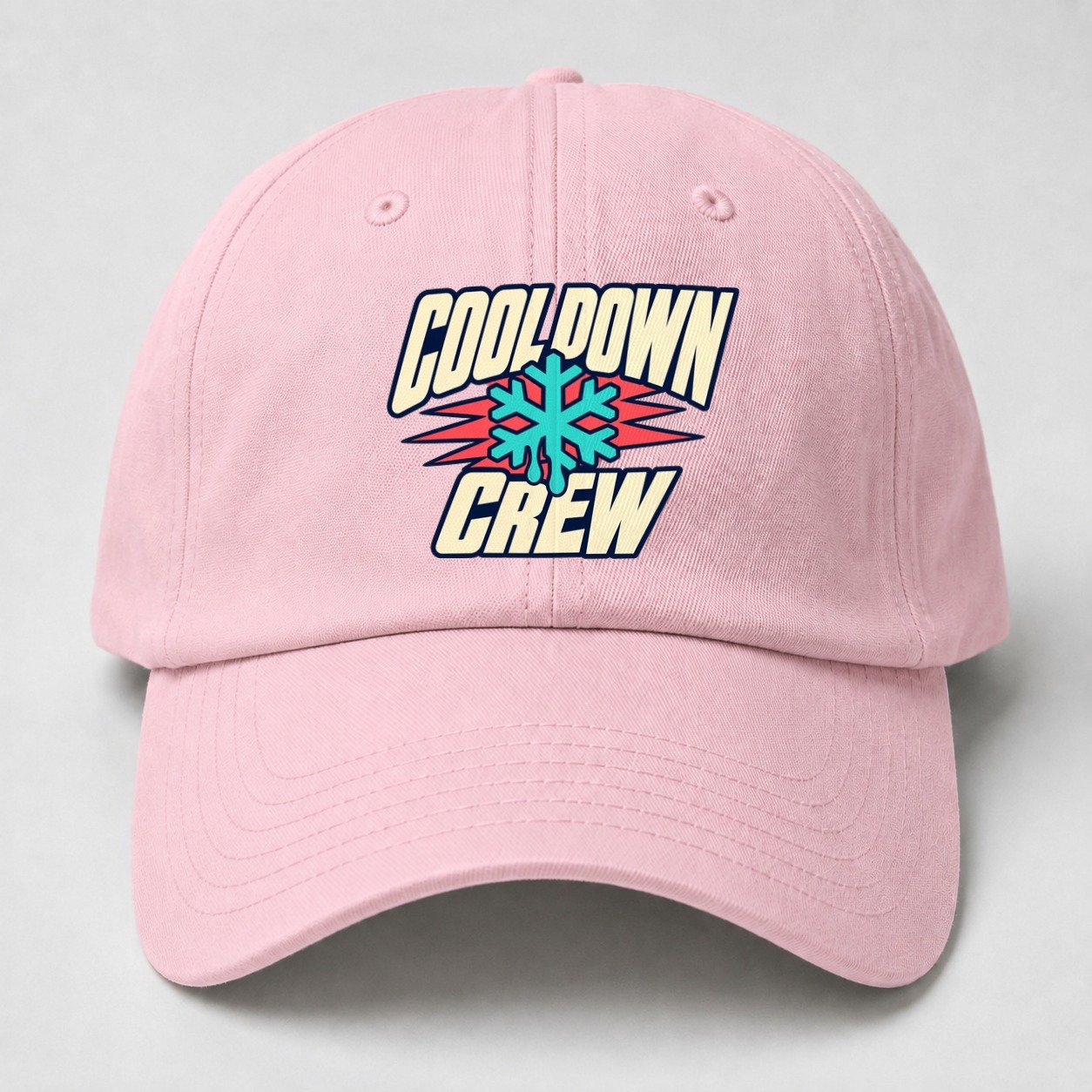 Cool Down Crew 90S Running Clubs Baseball Cap – Pink