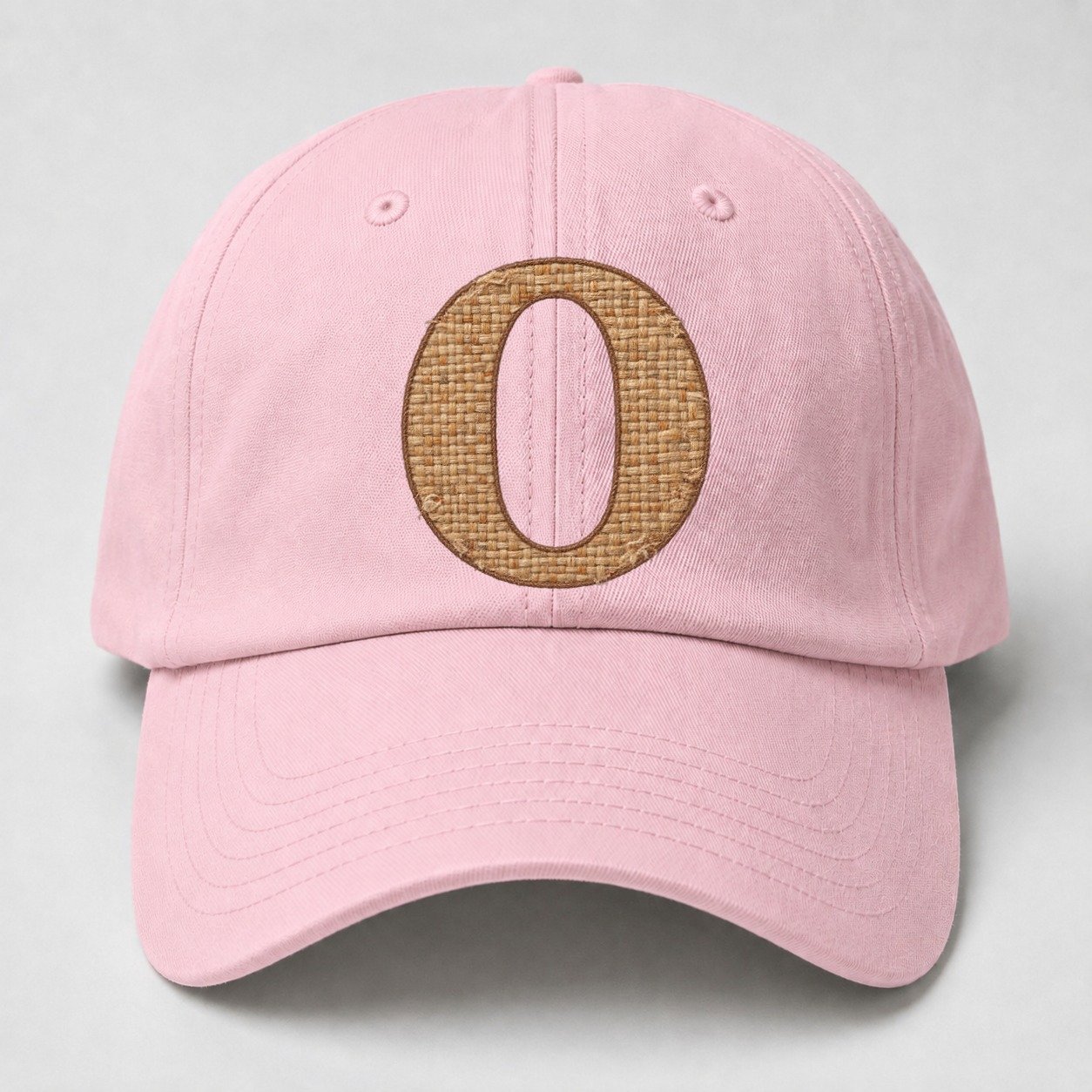 Woven Tweed O Monogram Baseball Cap – Pink
