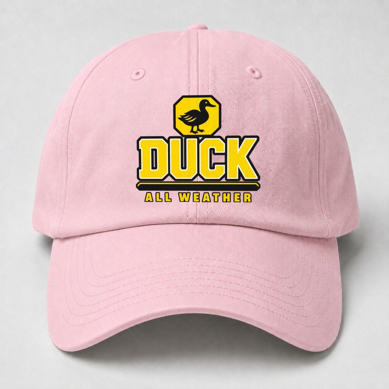 Duck All Weather Heavy Duty Baseball Cap – Pink