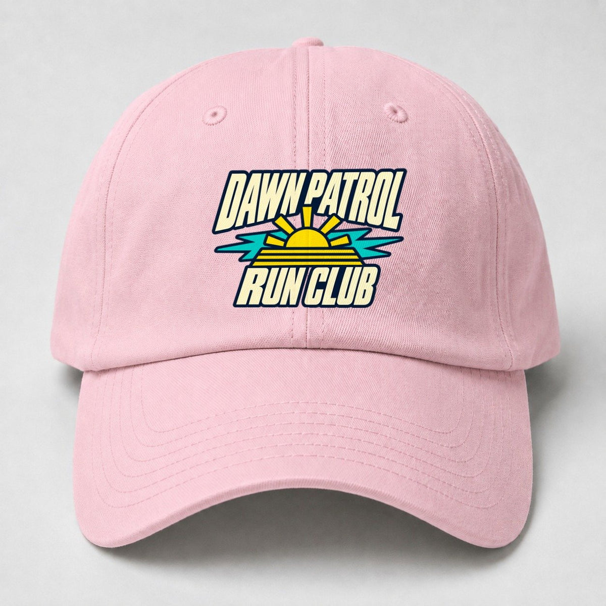 Dawn Patrol Run Club 90S Running Clubs Baseball Cap – Pink