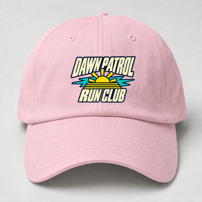 Dawn Patrol Run Club 90S Running Clubs Baseball Cap – Pink