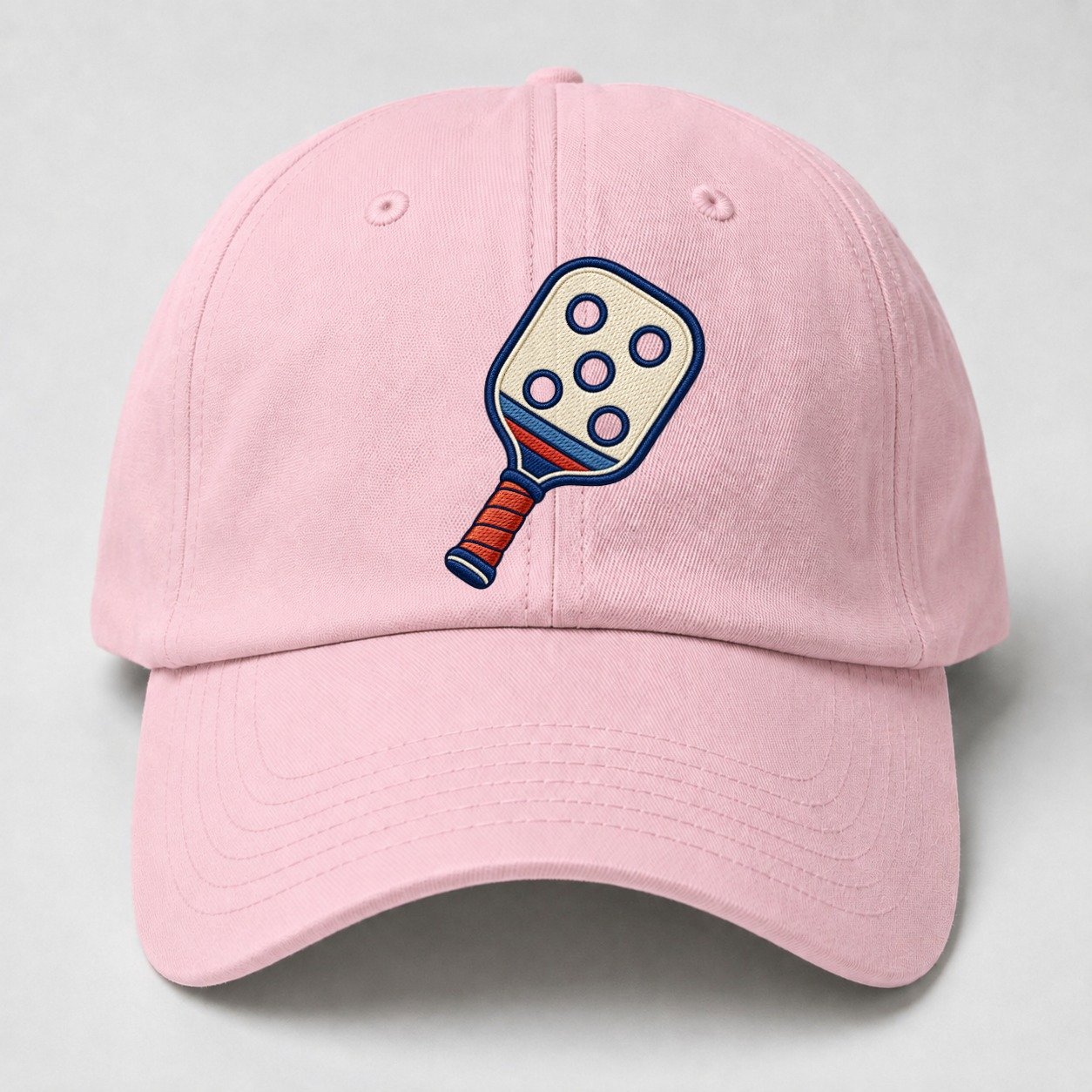 Pickleball Paddle Tiny Solo Marks Baseball Cap – Pink
