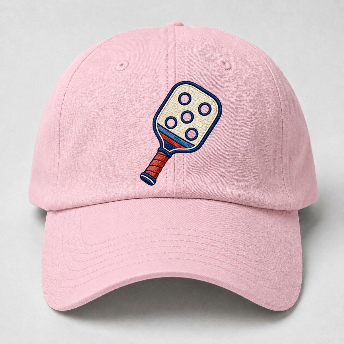 Pickleball Paddle Tiny Solo Marks Baseball Cap – Pink