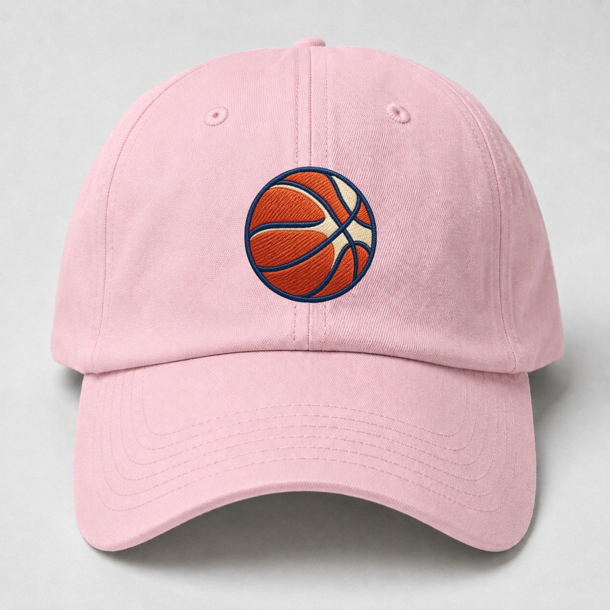 Basketball Tiny Solo Marks Baseball Cap – Pink