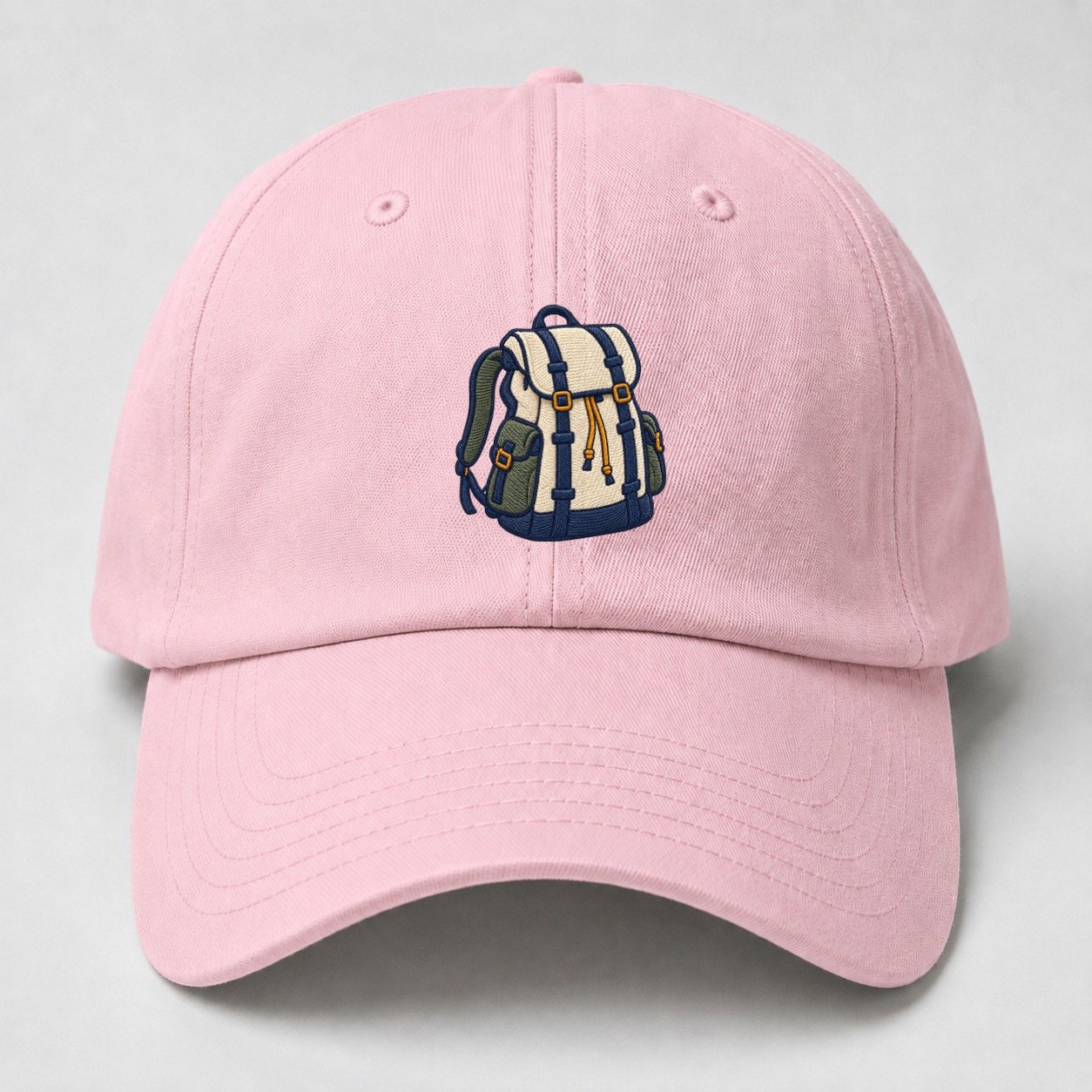 Hiking Backpack Tiny Solo Marks Baseball Cap – Pink