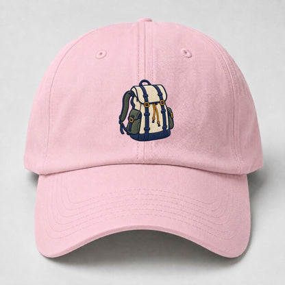 Hiking Backpack Tiny Solo Marks Baseball Cap – Pink