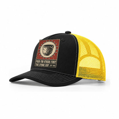 Stone Cup Izakaya Rules Trucker Hat – Black Yellow