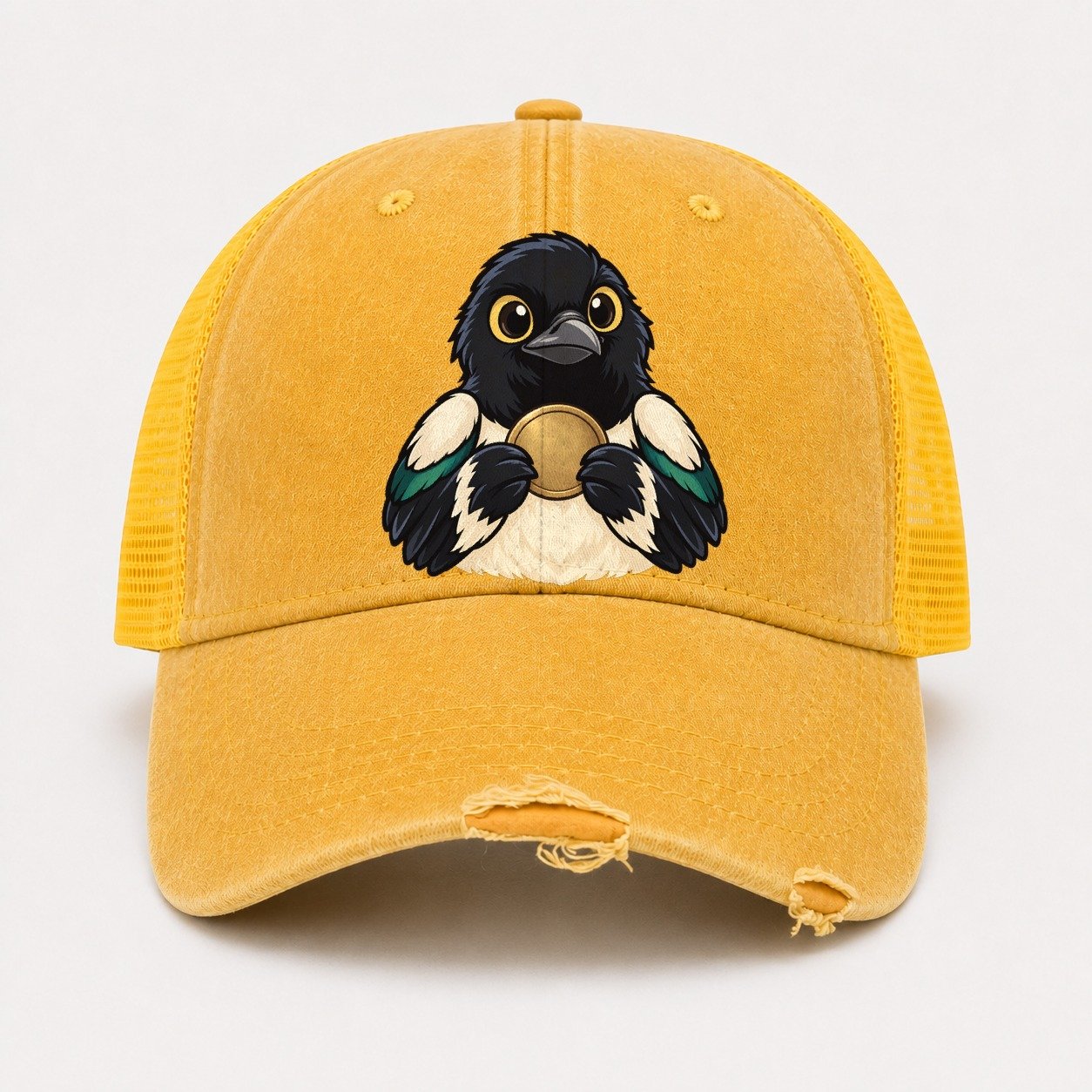 Yellow — front view