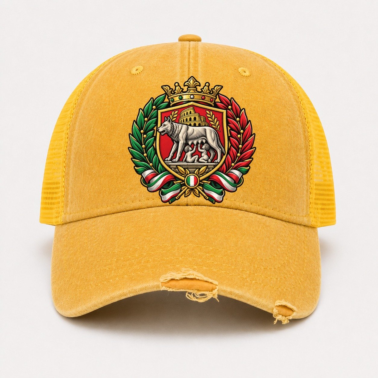 Yellow — front view