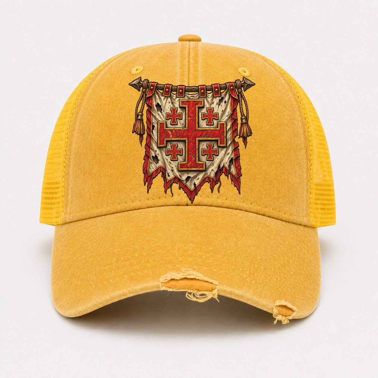 Yellow — front view