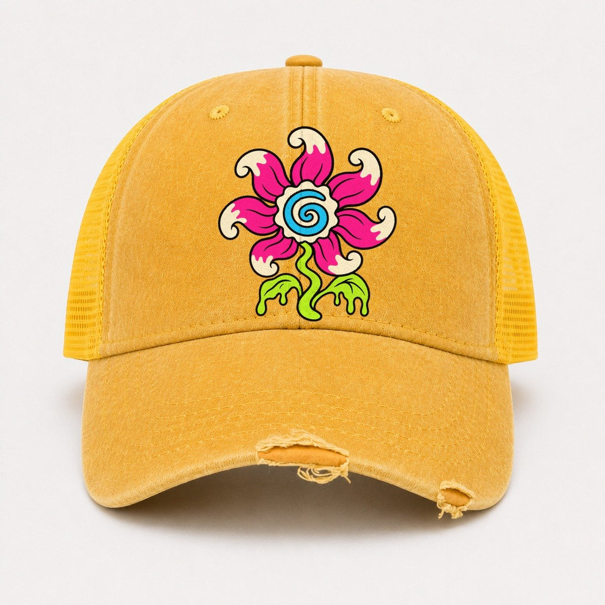 Yellow — front view