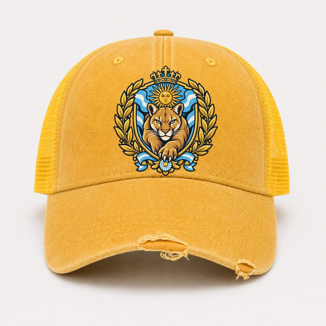 Yellow — front view
