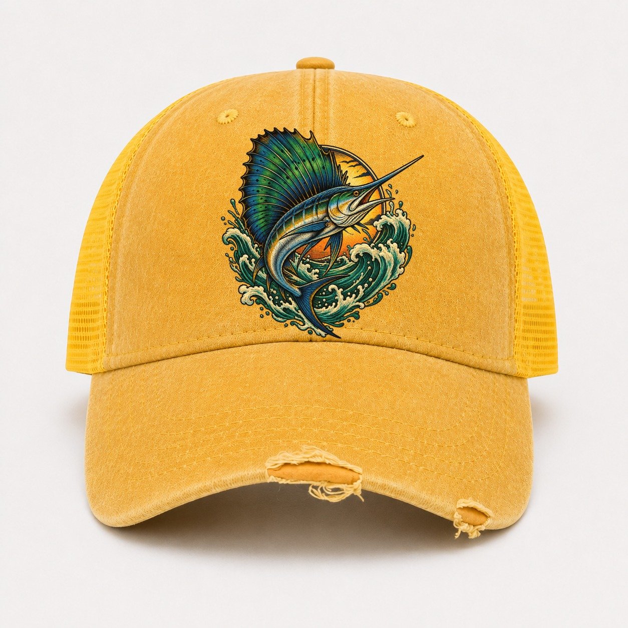 Yellow — front view