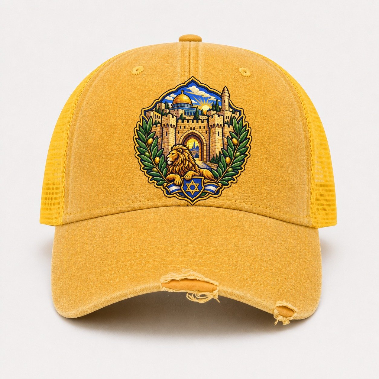 Yellow — front view