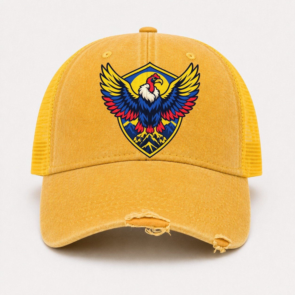 Yellow — front view