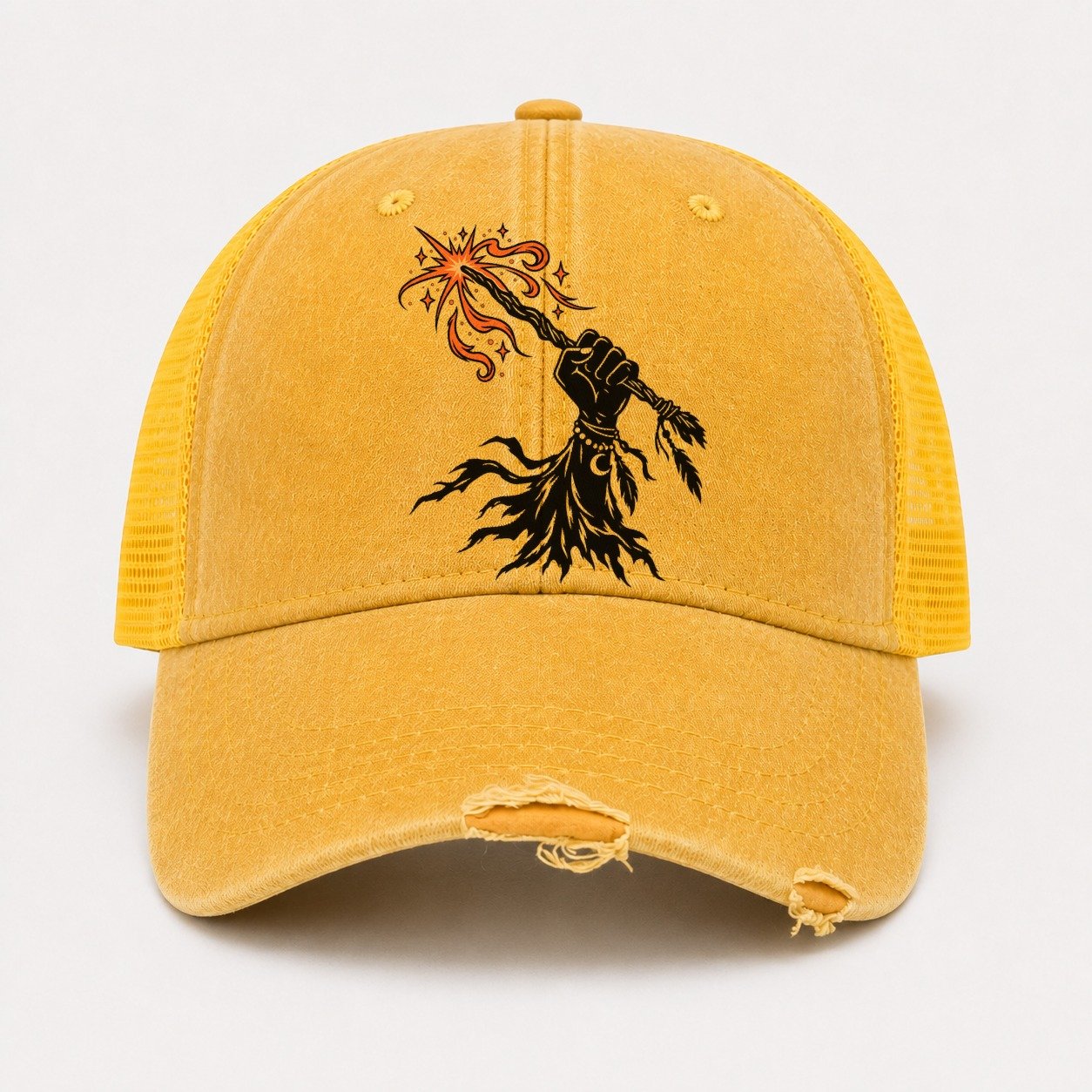 Yellow — front view