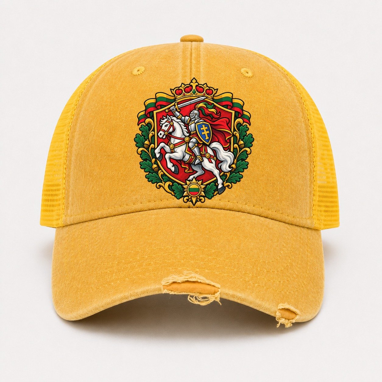 Yellow — front view