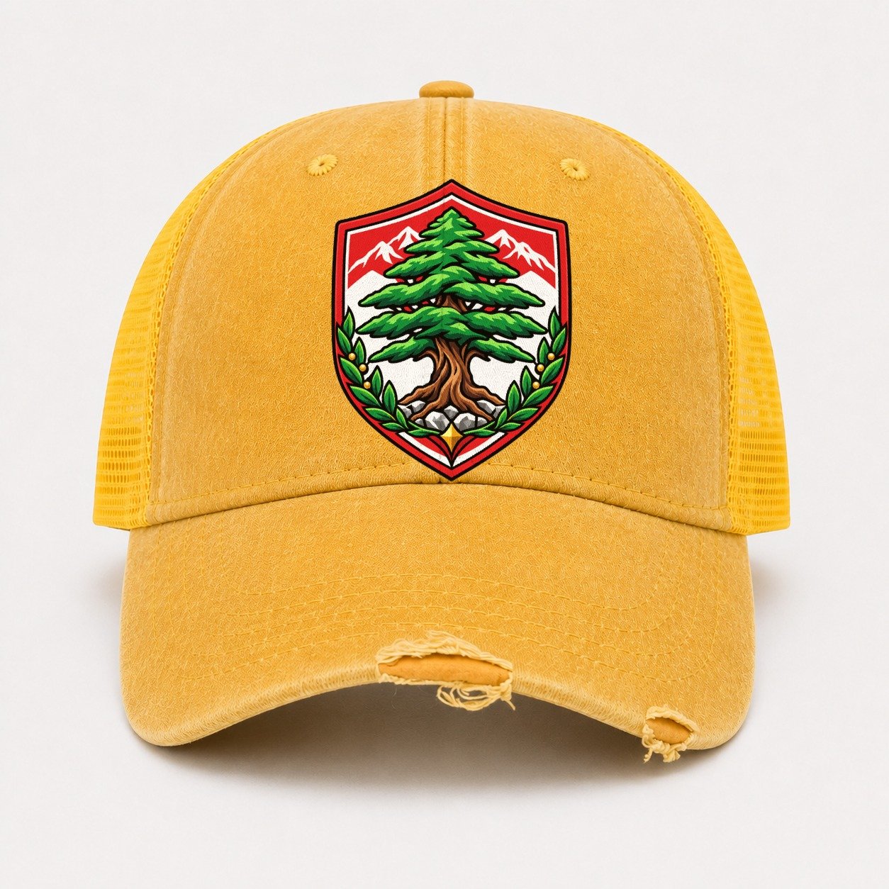 Yellow — front view