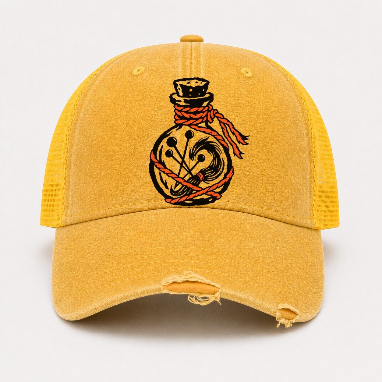 Yellow — front view