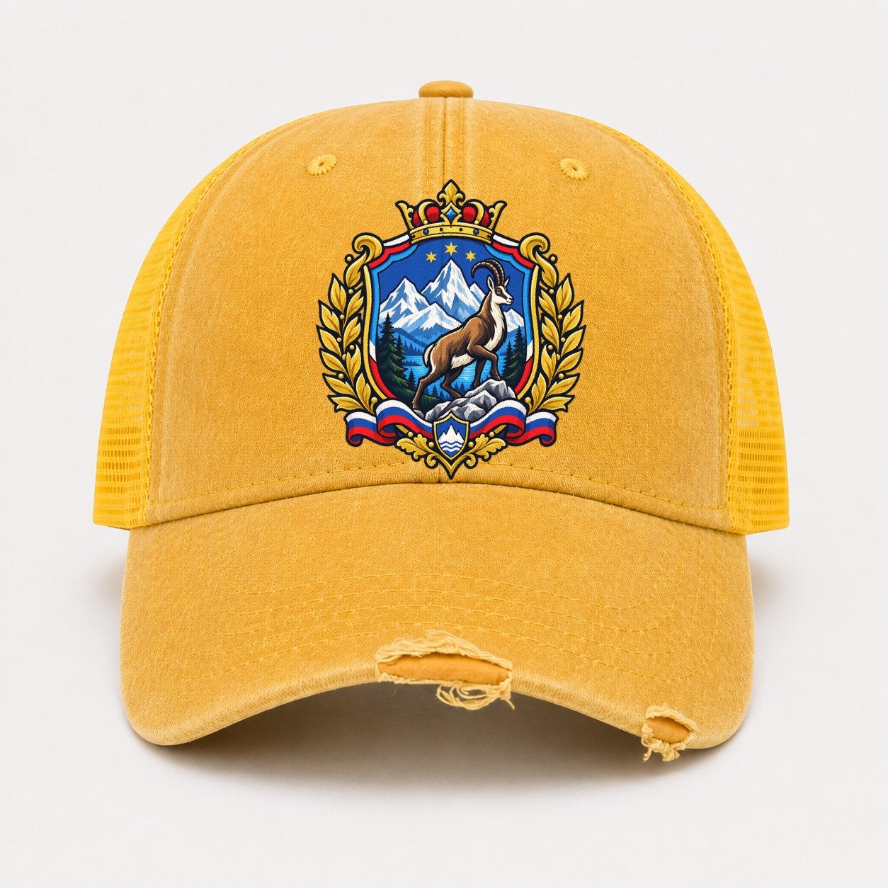 Yellow — front view