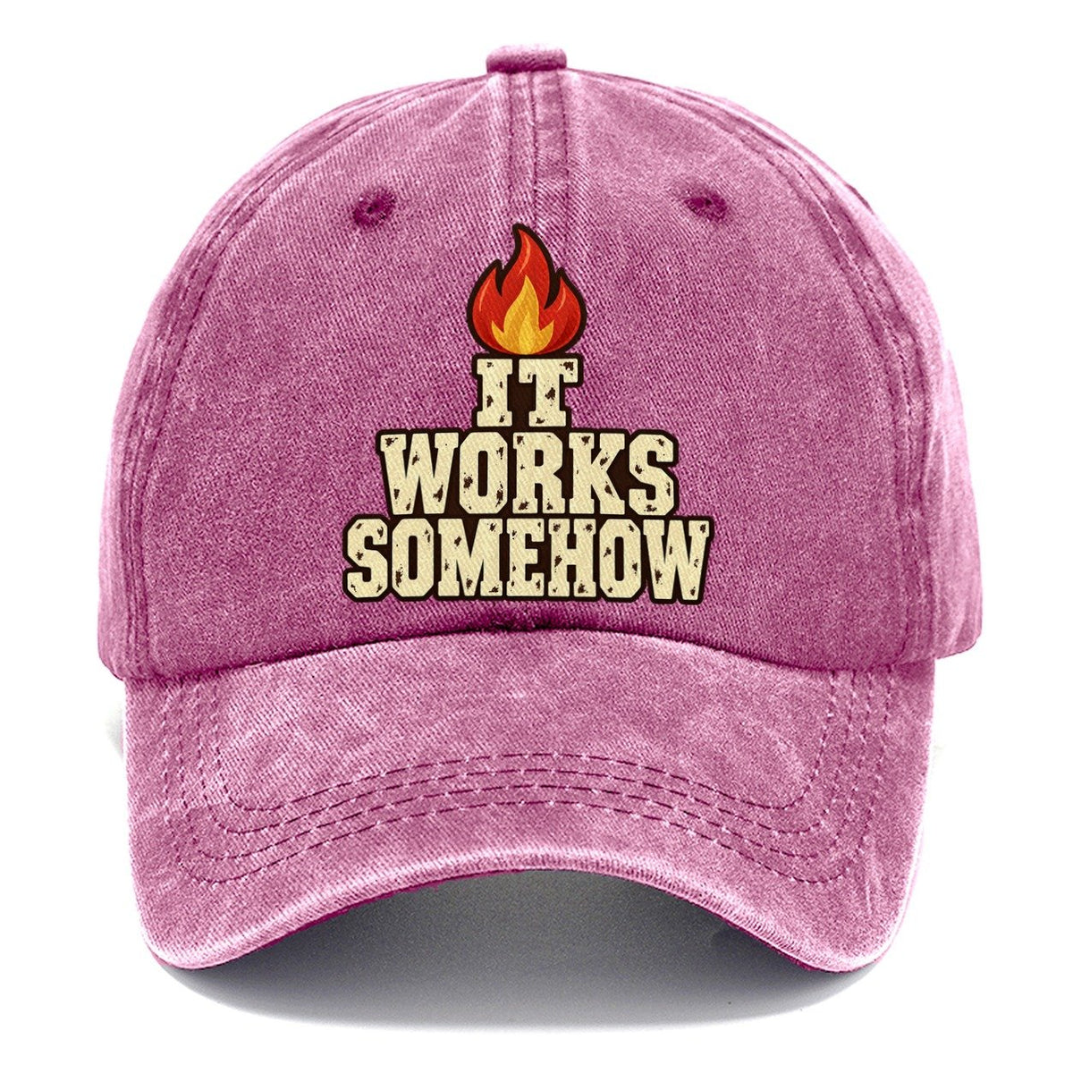 It Works Somehow Brew Day Classic Cap – Dusty Rose
