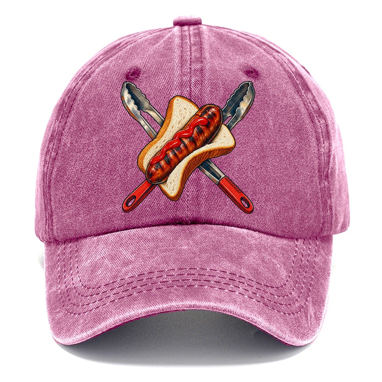Sausage Sizzle Bread And Tongs Australia Cultural Icons Classic Cap – Dusty Rose