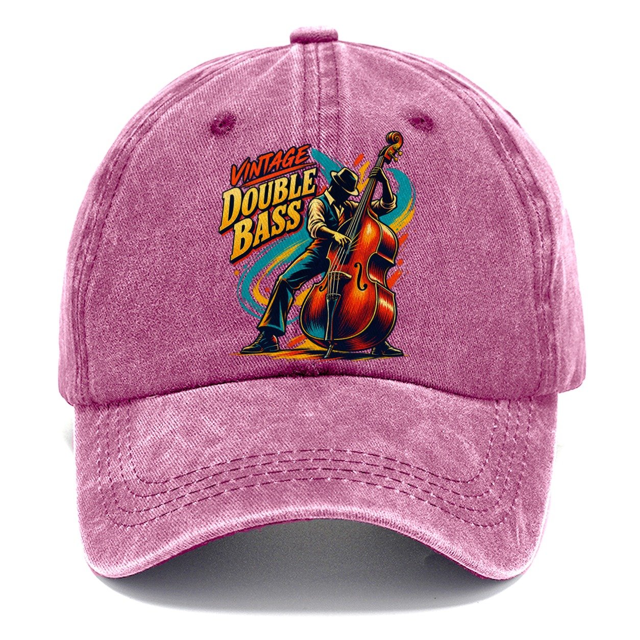 Vintage Double Bass Music Instruments Classic Cap – Dusty Rose