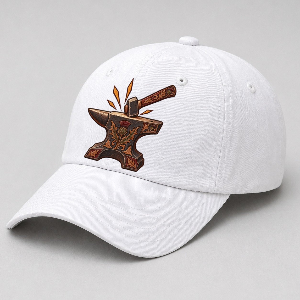 White — angle view