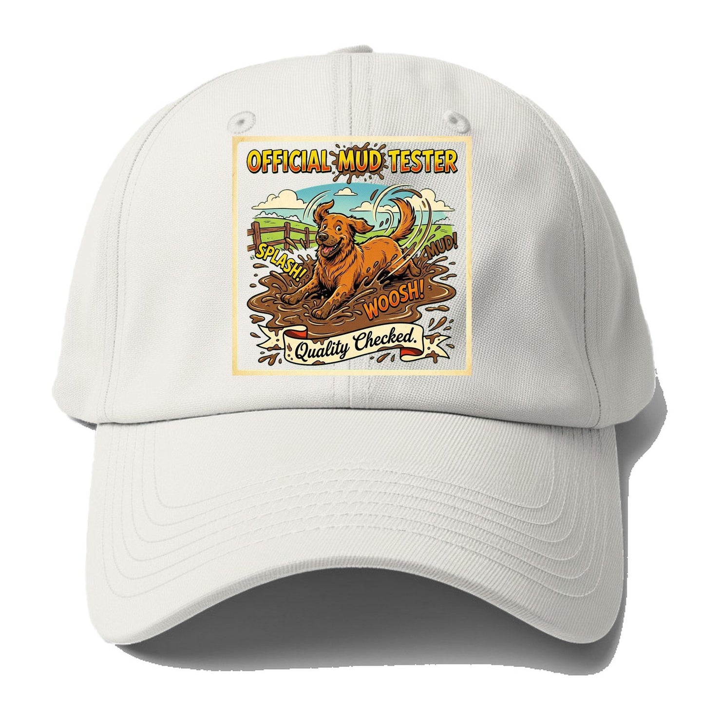 Official Mud Tester Transparent Baseball Cap – Off White